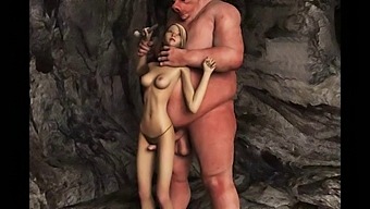 Giant Monsters Ejaculate On Animated Hentai Characters
