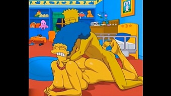 Marge, The Naughty Housewife, Enjoys Anal Sex And Squirting In Cartoon Porn