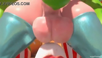 Futa Princess Rosalina’s Wild Ride With Horny Slut